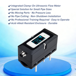 Débitmètre à pince à section variable DN10-40mm, en acier inoxydable SS316L/304, précision +/-2%, installation sans rupture de tuyau - Product Image 3