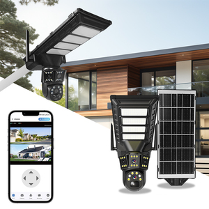 Lámpara Solar de Seguridad para Exteriores de 300W Inteligente con WiFi 4G, Cámara de Seguridad de Alta Definición a Prueba de Agua para Áreas Viales - Product Image 1