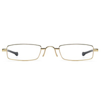 Nouvelles Lunettes de Lecture Légères et Compactes pour Hommes et Femmes, Anti-lumière Bleue HD, Portables, Tendance, pour Presbytes, Or/Brassé