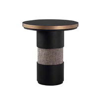 Table basse convertible minimaliste italienne au design unique, table d'appoint cylindrique pour la maison, l'hôtel, la villa, le salon