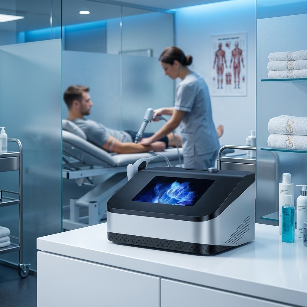 NewFace Pro Pain Management Equipment High Energy Shockwave Therapy System Sports Medicine Aesthetics Urology ED Vet Clinic Use