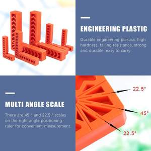 Regla de ángulo recto de plástico de 3, 4 y 6 pulgadas, guía de esquina para carpintería, herramienta de alineación. - Product Image 5