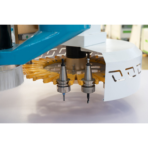 Jinan Firm <span class=keywords><strong>CNC</strong></span> ATC Máquina enrutadora <span class=keywords><strong>CNC</strong></span> para puerta de gabinete para muebles de carpintería con cambiador de herramientas redondas de disco - Product Image 5