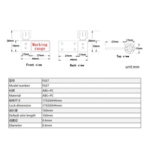 Chất lượng tốt nhựa Con dấu đồng hồ điện chất lượng cao PC dẫn con dấu cho LPG xi lanh - Product Image 4