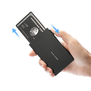 Mark Ryden Auto-Pop-Up Aluminum Alloy Ultra-Thin Card Holder <strong>Men's</strong> Card Clip Bank Card Case Scratch-Resistant &amp; Non-Slip L_MR23 - Product Image 1
