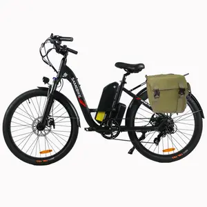 2022 Ecotric أحدث مدينة Ebike الكهربائية SAMEBIKE 26 بوصة SM-YU2675 سبائك الألومنيوم دراجة كهربائية البضائع مدينة