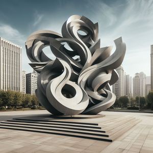 Pietra di marmo famoso giardino moderno <span class=keywords><strong>scultura</strong></span> <span class=keywords><strong>per</strong></span> la vendita - Product Image 5