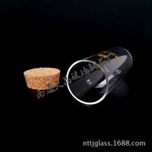 Tarro de Té de Vidrio de Borosilicato de Alta Calidad Tianjing, 47x2.0x112mm, Cilíndrico Transparente con Tapón de Corcho, Botella de Almacenamiento - Product Image 5