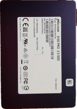 Micron 5100 PRO 2,5 SSD 240GB SATA III 6G TLC 3D NAND MTFDDAK240TCB-1AR1ZABYY