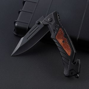 Couteau de poche pliant tactique EDC pour la chasse et le camping, avec manche en aluminium usiné CNC, vente en gros OEM, directement de l'usine - Product Image 3