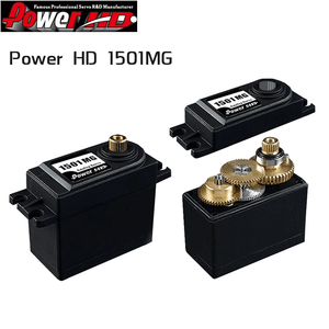 Power HD 1501MG <strong>60G</strong> High Torque Analog Standard Robot Arm <strong>Servo</strong> All Metal Gear 17KG RC Car Bigfoot Climbing Vehicle Airplane Toy