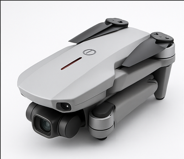 4K Foldable Drone with HD Camera, Dual Lens, Optical Flow Positioning and Long Battery Life