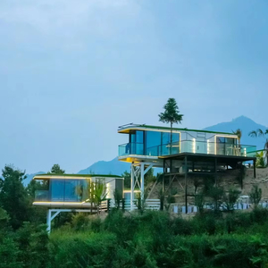 Maison capsule modulaire préfabriquée de luxe pour grands espaces OEM Villas de bureaux modernes personnalisables et maisons à bas prix - Product Image 2