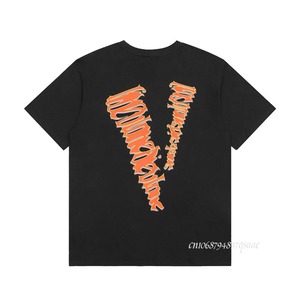 V LONE T-shirt hommes 100% coton Original marque T-shirt Streetwear femmes USA été à manches courtes Harajuku Hip Hop T-shirt <span class=keywords><strong>Vlone</strong></span> - Product Image 5