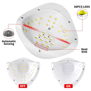 <b>Smart</b> <b>Home</b> UV LED Lamp Portable Nail Manicure 36 LEDS Professional Gel Polish Drying Timer Auto Sensor Equipment Tools - Product Image 2