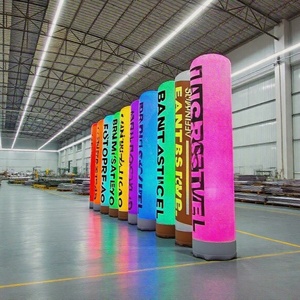 Biểu tượng tùy chỉnh <span class=keywords><strong>LED</strong></span> chiếu sáng <span class=keywords><strong>Inflatable</strong></span> trụ cột <span class=keywords><strong>Inflatable</strong></span> ánh sáng Ống chiếu sáng <span class=keywords><strong>Inflatable</strong></span> cột cho quảng cáo - Product Image 1