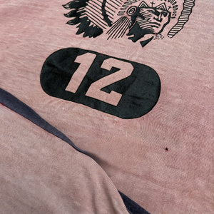 เสื้อยืดโอเวอร์ไซส์ผู้ชายผ้าฝ้าย 100% สั่งทำพิเศษ สไตล์วินเทจ พิมพ์ลายสกรีน ลุค Dirty Wash ซักยับ ใส่สบายสำหรับฤดูร้อน - Product Image 4