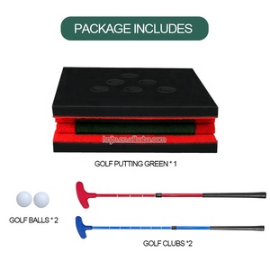 Portable <strong>Golf</strong> Yard Games Set 12 Holes Putting Green Mat <strong>Golf</strong> Putters Putting Game Practice Training Aid Indoor Outdoor - Product Image 6