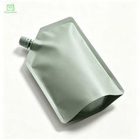Pochettes à bec verseur personnalisées réutilisables en PE pour désinfectant liquide, soins de la peau, couches et papier toilette