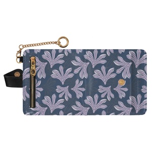 Hawaii Naupaka Flower Small <b>Rfid</b> Blocking Ladies Keychain <b>Wallet</b> Leather Zipper Card Case Credit Card Holder <b>Wallets</b> for Women - Product Image 2