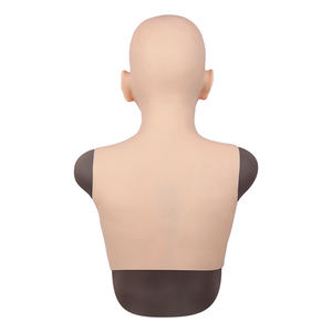 Maskeli yapay gerçekçi silikon kadın güzellik maskesi giyilebilir golf sopası kılıfı başlık sürükle kraliçe transeksüel Film sahne Cosplay - Product Image 4