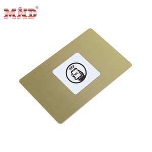 บัตรธุรกิจโลหะ NFC ขายส่ง พร้อมคิวอาร์โค้ด NFC บัตรธุรกิจโลหะสีทอง 4K - Product Image 3