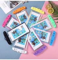 Pochette Téléphone Écologique Flottante en PVC Imprimée Anti-UV, Étanche avec Cordon de Cou, Sac Sec Transparent à Écran Tactile – Cadeaux Promotionnels Simples
