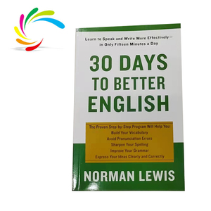2022 Printing Latest Bestseller <strong>Stock</strong> Motivational <strong>Book</strong> 30 Days to Better English Adults Reading Study <strong>Books</strong>