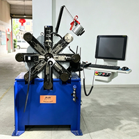 Machine de formage de ressorts automatique électrique 11 axes 0,2-2 mm pour hamac bébé, avec contrôleur PLC et roulement de moteur