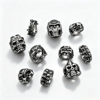 Bagues vintage en acier inoxydable pour hommes, styles punk, gothique, motard, croix, lion, résistantes à l'eau, inaltérables, bijoux pour hommes, cadeau