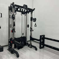 Usine Gym de haute qualité à domicile utilisant des équipements de fitness Câble d'entraînement multifonctionnel Smith Machine Power Rack