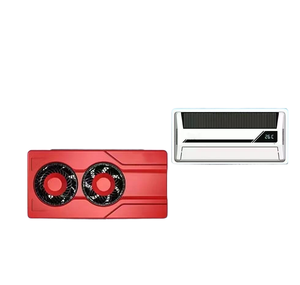เครื่องปรับอากาศติดหลังคารถบรรทุก 12V/24V สีแดง/ขาว แบบออลอินวัน พร้อมความเย็น 10000BTU - Product Image 3