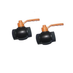 Raccords de tuyauterie en HDPE personnalisés Vanne à boisseau sphérique-Noyau renforcé en acier Vanne de connexion thermofusible Vanne à boisseau sphérique en PVC Vanne d'eau en PVC - Product Image 1