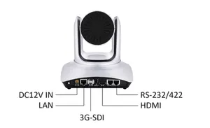 2022 telecamera Ptz 4K di altissima qualità telecamera per videoconferenze 12x/20x zoom interfaccia LAN 4K HD 8.5MP USB 3.0