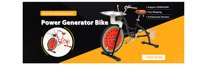EXI 2026 Bicicleta de ejercicio humana para interiores/exteriores con carga de teléfono móvil y luz LED para adultos