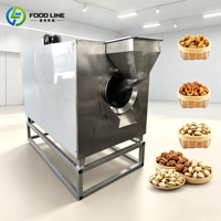Machine à torréfier les noix en acier inoxydable, torréfacteur automatique de cacao et de grains de café, directement de l'usine