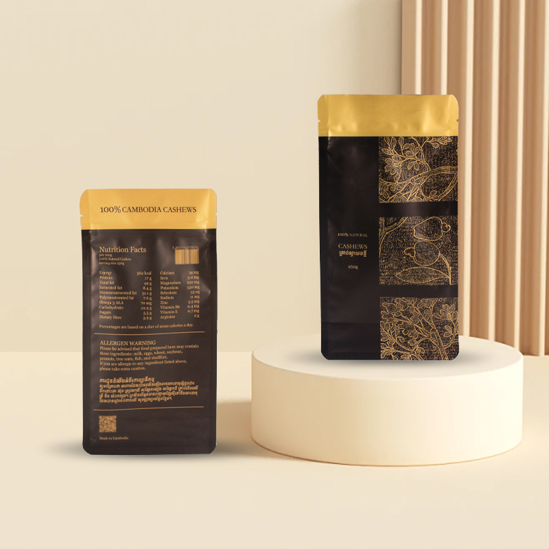 Custom Printed 250g 500g 1kg Reusable
