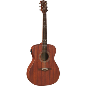EKO GUITARS - DUO A200E, guitarra acústica electrificada HQ, sistema Fishman Flex Plus T, forma de auditorio, tapa sólida de caoba - Product Image 2
