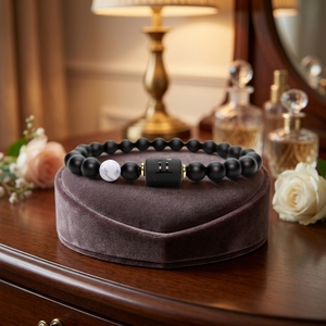 Bracciale con Catena in Agata dei 12 Segni Zodiacali per Donne, Gioielli Trendy Transfrontalieri di Tendenza, Regalo in Cristallo Naturale - Product Image 6