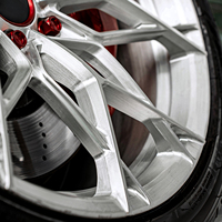 Jantes en aluminium forgé monobloc brossé argenté de 17, 18, 19, 20, 21, 22 pouces pour voitures particulières BMW, Audi, Porsche, Land Rover