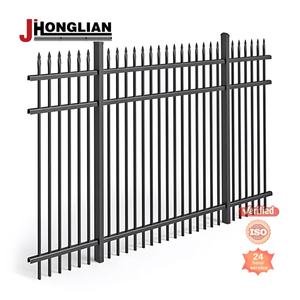 किफायती भारी शुल्क जस्ता स्टील बाड़ धातु उद्यान बाड़ लगाने वाले पैनल - Product Image 2