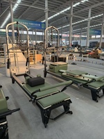 Machine de Pilates Reformer en aluminium pour studio, accessoires inclus, exercices de renforcement du tronc pour Reformer de Pilates avec tour