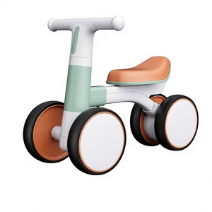 Nuova Bicicletta Senza Pedali <span class=keywords><strong>a</strong></span> 4 Ruote e <span class=keywords><strong>Monopattino</strong></span> <span class=keywords><strong>a</strong></span> Quattro Ruote per Bambini da 1-3 Anni, Giocattolo Educativo per Principianti - Product Image 3