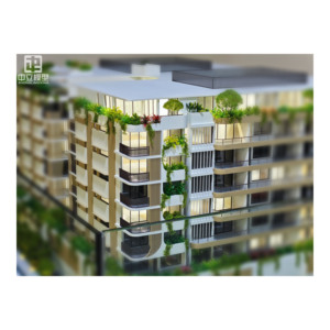 Maqueta de Edificio Ecológico Vertical Personalizada, Alta Simulación, para Exhibición de Inmuebles Comerciales, Apartamentos, Hoteles, Mesa de Arena para Marketing - Product Image 5