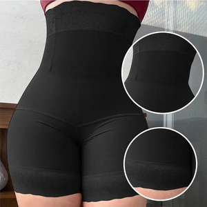 Shorty sculptant taille haute sexy pour <span class=keywords><strong>femme</strong></span>, effet push-up fessier, contrôle <span class=keywords><strong>du</strong></span> <span class=keywords><strong>ventre</strong></span>, doux et amincissant, très populaire - Product Image 1