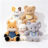 Peluche Ours de Course Bestseller Série Animaux RunRun en Polyester 31-50cm – Coussin à Câliner, Compagnon, Figurine Décorative