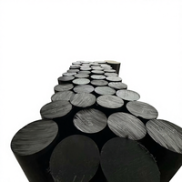Plaques en polyéthylène de taille personnalisée, noir et blanc, feuilles en plastique PE HDPE, tiges en plastique durables de différentes tailles