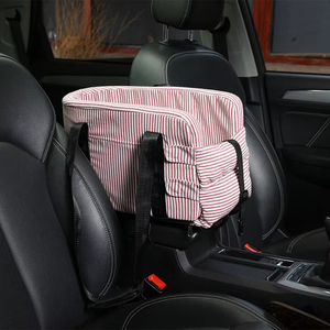 Lit de voyage portable de luxe pour animaux de compagnie et accessoires d'intérieur de siège d'auto pour chat de sécurité pour voitures - Product Image 1