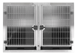 Gabbia per Cani in Acciaio Inox 304 ad Angolo Retto Traspirante per Uso Domestico - Product Image 6