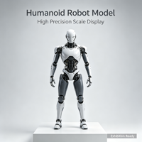 Modèle de robot humanoïde à l'échelle pour l'affichage en salle d'exposition et sur stand de salon professionnel